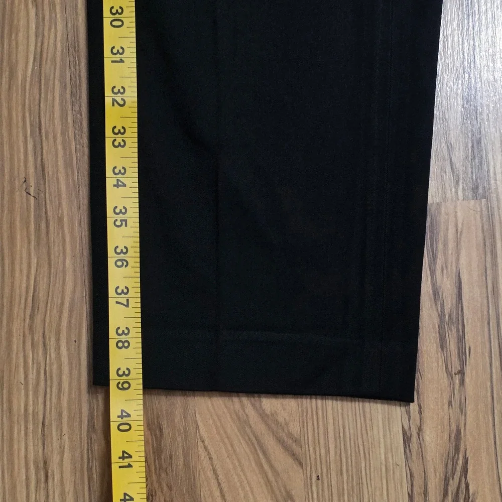 Vintage Talbots Stretch Dress Pants‎ Women's Size 10 Black Straight Leg